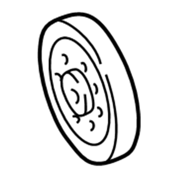 1993 Dodge Ramcharger Crankshaft Pulley - 4173443