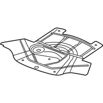 Mopar 68214815AA Belly Pan-Front