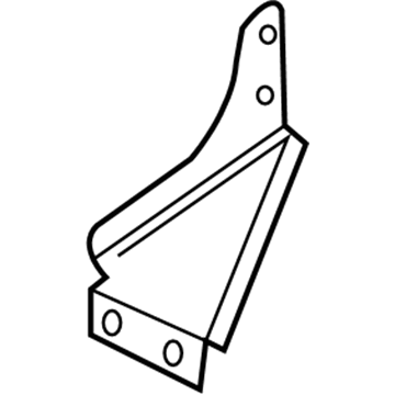 Mopar 55255027AC Bracket-Bumper To Frame Rail