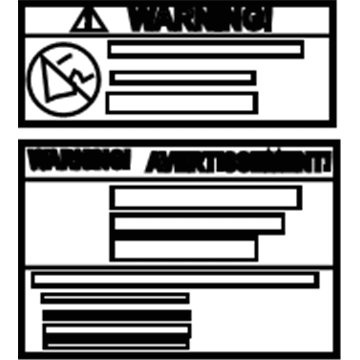 Mopar 5103220AA Label-Air Bag Warning