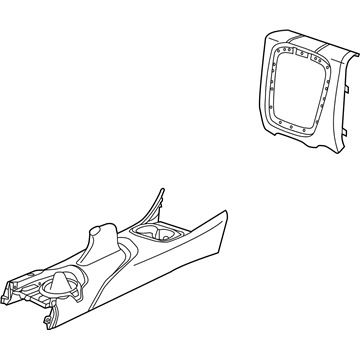 Mopar 5NH76DX9AB Base-Floor Console