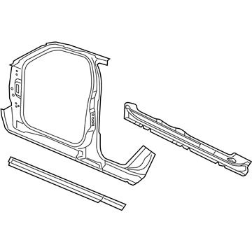 Mopar 55369622AL REINFMNT-BODY SIDE APERTURE