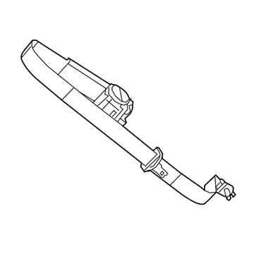 Mopar 6AR16PS4AA 2Nd Rear Center Belt Assembly