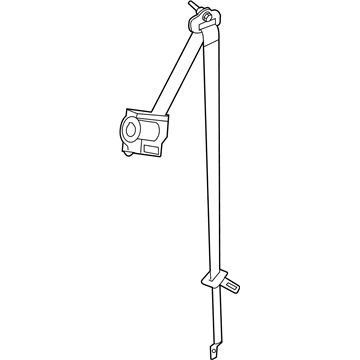 Mopar 5UZ23LC5AC Retractor Belt Assembly