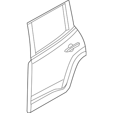 Mopar 68320674AA Door-Rear