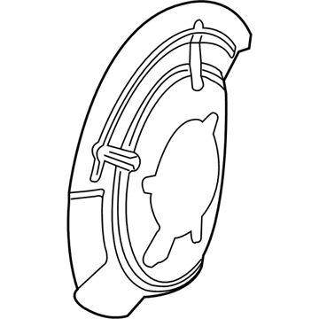 Mopar 68081533AA Shield-Brake