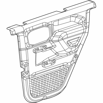 Mopar 5ZW99TX7AA Panel-Rear Door Trim