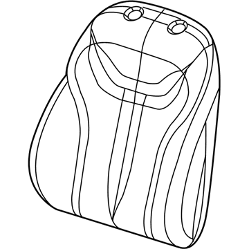 Mopar 5LG77DX9AA Front Seat Back Cover