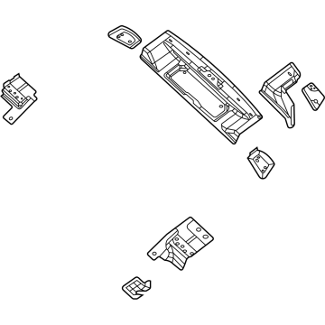 Mopar 68425104AD PAN-REAR FLOOR