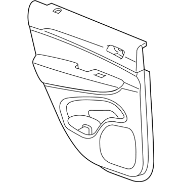 Mopar 5XS441X9AA Panel-Front Door Trim