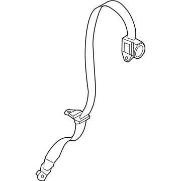 Mopar 5YG66LXHAA Retractor Seat Belt