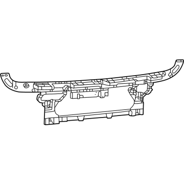 Mopar 68408211AC SUPPORT-REAR FASCIA