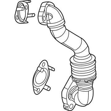 2022 Jeep Grand Cherokee EGR Tube - 68400415AB