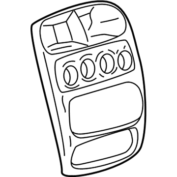 Mopar WX55XZAAB Bezel-Instrument Panel