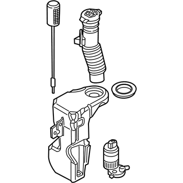 2019 Jeep Renegade Washer Reservoir - 68439617AA