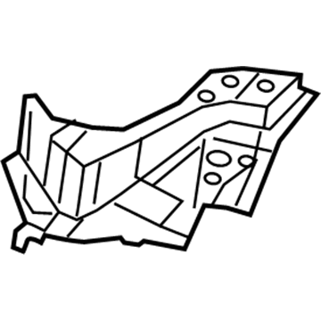 Mopar 68298757AA Bracket-Floor Pan