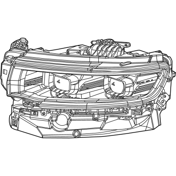 Jeep Grand Wagoneer L Headlight - 68598989AA