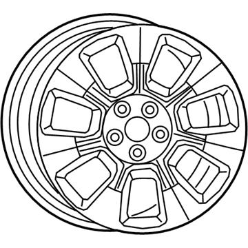 2020 Jeep Wrangler Spare Wheel - 6SV831XFAA