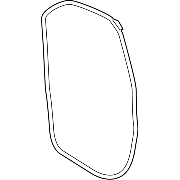 Mopar 5076866AD WEATHERSTRIP-Front Door Mounted