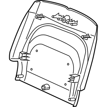 Mopar 68196574AC Panel-Seat Back