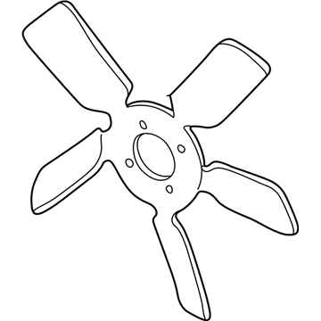 1999 Jeep Grand Cherokee Engine Cooling Fan - 52079440