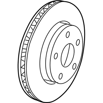 2018 Jeep Cherokee Brake Disc - 68243428AB