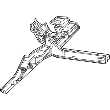 Mopar 68431580AC RAIL-REAR FLOOR PAN SIDE