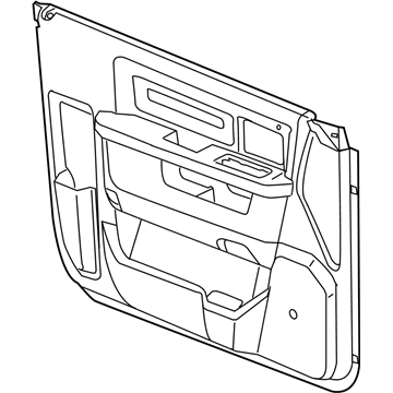 Mopar 1EA24XDVAF Panel-Front Door Trim