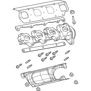 2024 Jeep Wagoneer Exhaust Pipe - 68591573AB