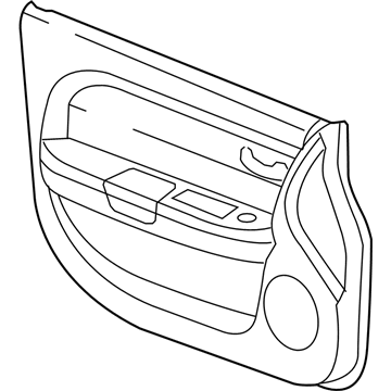 Mopar 1GH601J1AA Panel-Front Door Trim