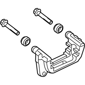 Jeep Compass Brake Caliper Bracket - 68353624AA