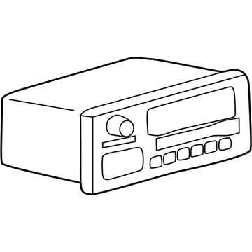 Mopar 4704386AD Radio-AM/FM Cassette With Cd Cont