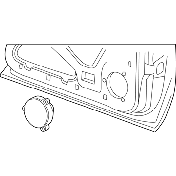 Mopar 56043146AA Speaker-Front TWEETER