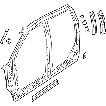 Mopar 68066892AG PANEL-BODY SIDE APERTURE INNER CO