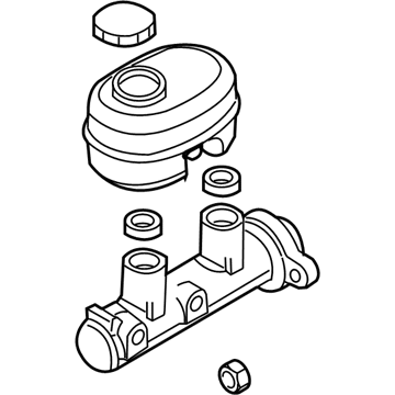 Dodge Ram 2500 Brake Master Cylinder - 5093407AA