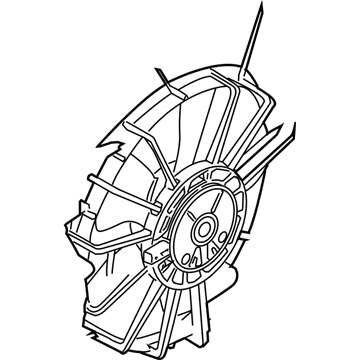 2005 Chrysler Pacifica Engine Cooling Fan - 5102428AA