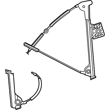 2008 Chrysler Crossfire Window Regulator - 5099654AA