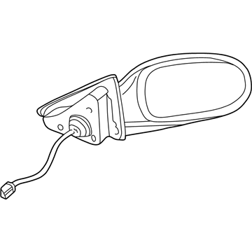 Mopar 4806136AB Outside Rear View Mirror