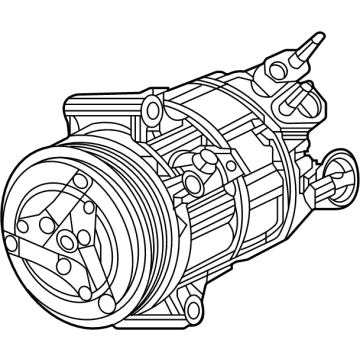 2022 Jeep Wrangler A/C Compressor - 68481137AC