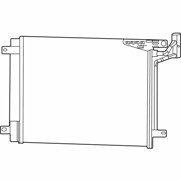 Mopar 68481175AA CONDENSER-Air Conditioning