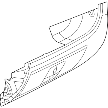 Mopar 5RA45JXWAD GLOVE BOX-INSTRUMENT PANEL