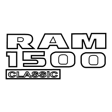 Ram 1500 Classic Emblem - 68448645AA