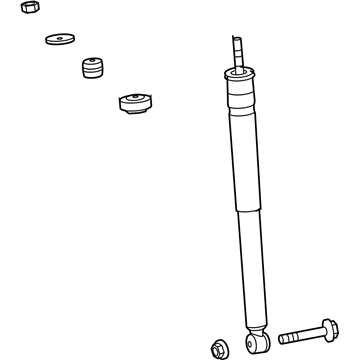 Mopar 5127493AA ABSBR Pkg-Shock ABSORBER