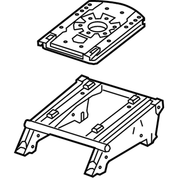 Mopar 68240443AA RISER-Seat