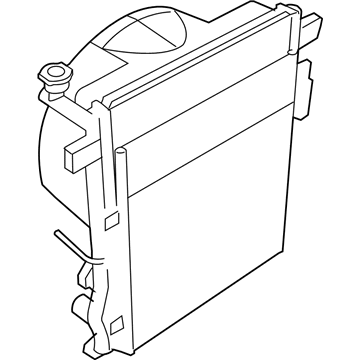 Mopar 68033230AA CONDENSER-Air Conditioning