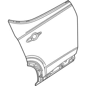 Mopar 68607104AA PANEL-REAR DOOR OUTER REPAIR