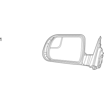 Jeep Grand Wagoneer L Car Mirror - 6MB211X8AK