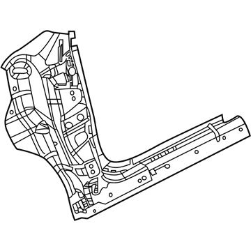 Mopar 68324163AF Reinforce-Body Side Aperture Front