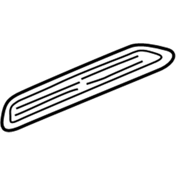 Mopar 5DV46RX9 Pad-Side Cargo Step SILL SCUFF