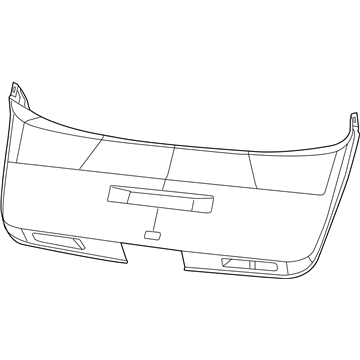 Mopar 1BE54DX9AE Panel-LIFTGATE Trim Lower